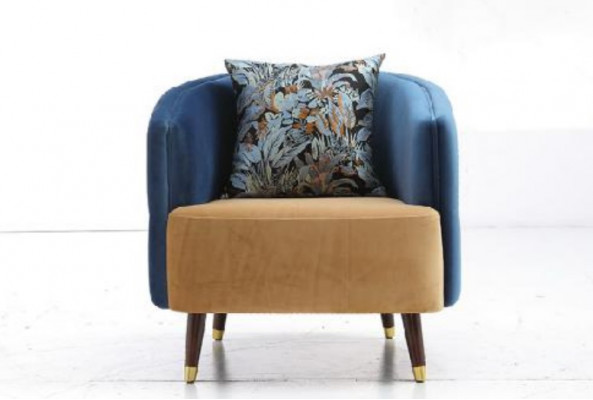 Fotel Couch Podkładka Designer Włókienniczy 1 miejsce siedzące Podkładka Siedziba Kanapy Jednomiejscowe Nowość