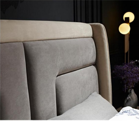 Kompletny Zestaw Sypialnia Łóżko 2x Stolik nocny 3 szt. Zestawy designerskie łóżko luksusowe
