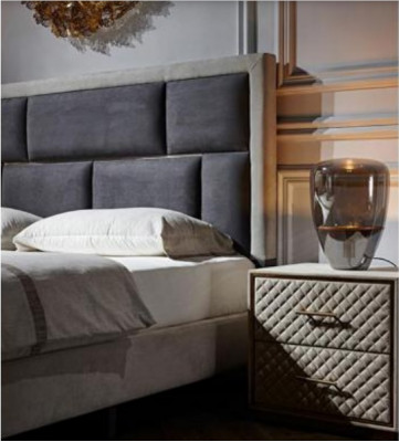 łóżko Meble Sleep Hotel Double Luxury Sypialnia Łóżko Design Podkładka Aksamit Nowość