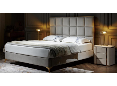 Design Łóżko Sypialnia łóżko Włókienniczy Hotel Luxury Podkładka Siedziba Materiał Meble Nowe