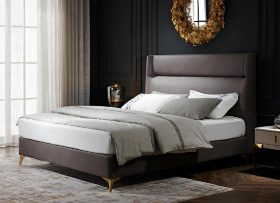 Łóżko małżeńskie luksusowe łóżko designerskie Luxur Podwójne łóżko Sypialnia Łóżko Meble Hotel