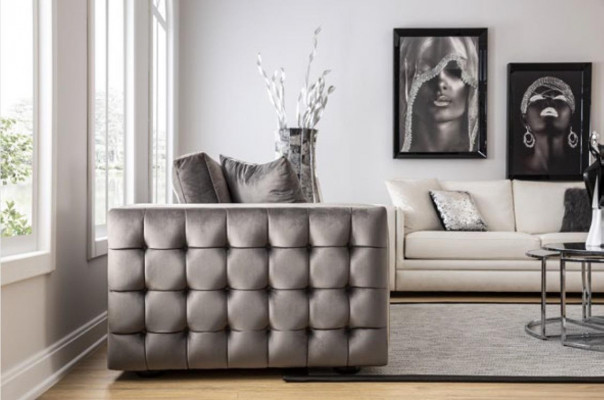 Wysokiej jakości sofa 4 miejsce do siedzenia tapicerowana designerska kanapa sofa luksusowy Chesterfield