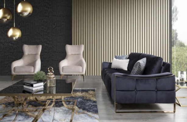 Classic Fotel Luxury Podkładka Włókienniczy Podkładka Siedziba Jednomiejscowa Modern Biały Nowość
