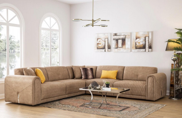 Włókienniczy Sofa Kanapa Narożnikowa kanapa Zestaw narożny Podkładka Sofy Kanapy Meble Materiał