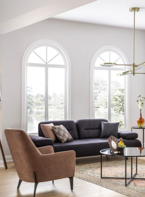Zestaw sofowy 4+3+1 miejsce do siedzenia Zestaw Design Sofa Podkładka Kanapa Kanapa Modern Luxury New
