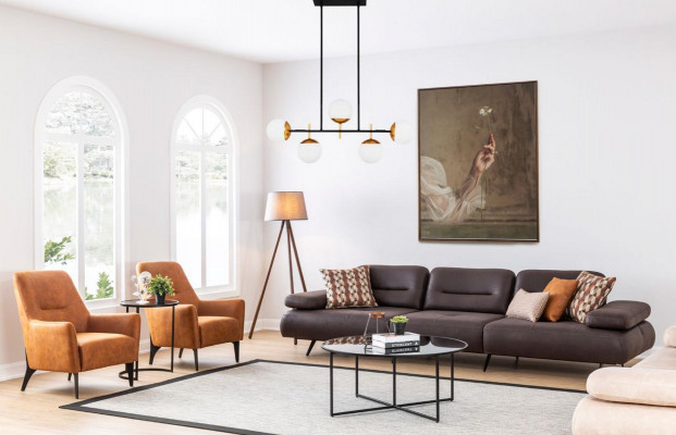 Zestaw sofowy 4+3+1+1 miejsce do siedzenia Zestaw Design Sofa Podkładka Kanapy Kanapa Modern Luxury