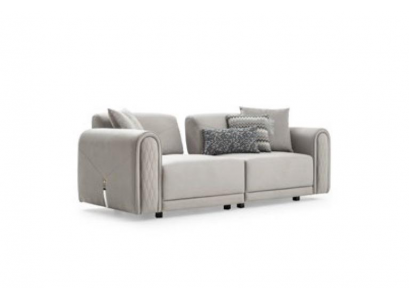 Zestaw sofowy 3+3+1 Siedziba Set Design Sofy Podkładka Skóra Kanapy Sofa