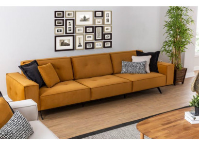 Sofa Kanapa Czteroosobowa Meble Kanapy Podkładka Sofy Włókienniczy Materiał Wyposażenia