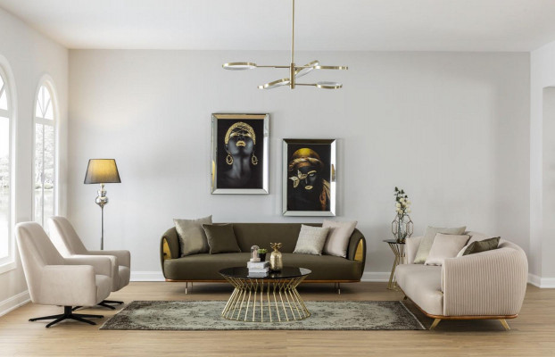 Fotel Nowoczesny Jednoosobowy Luksusowy Fotel Wyposażenie Salonu Sofa 1 miejsce siedzące Nowość