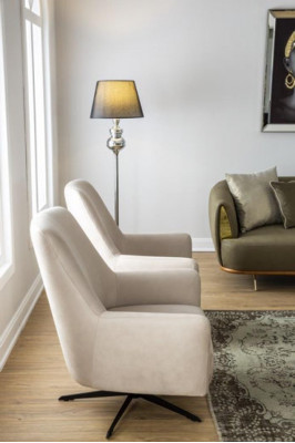 Fotel Nowoczesny Jednoosobowy Luksusowy Fotel Wyposażenie Salonu Sofa 1 miejsce siedzące Nowość