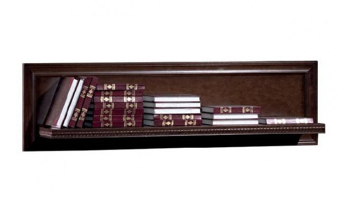 Salon XXL Półka na książki Solidny Drewno 131cm Zgłoszenie Półka - Model V-P1