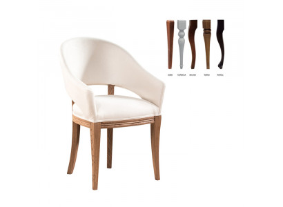 Classic Designer Podkładka Krzesło Tapicerowana Krzesła Włókienniczy Skóra Materiał CM-U2