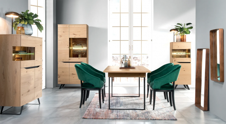 Nowoczesny Kredens Szafa Komody Drewno Design Meble Kredens Półka Hotel Nowość