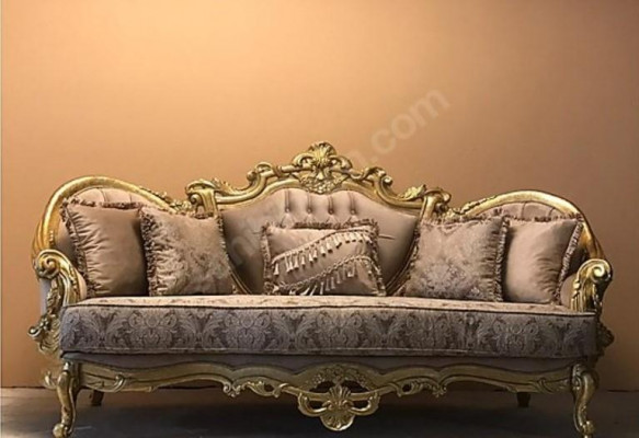 Sofa trzyosobowa Podkładka Meble Sofa klasyczna Meble francuskie