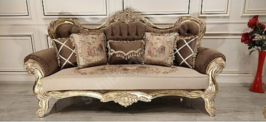 Klasyczny Zestaw sofowy Kanapa Salon Meble umeblowanie 3+1 Siedziba Sofa