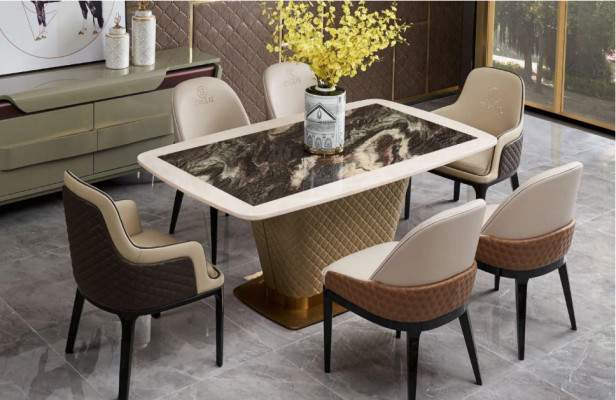 Stół obiadowy stoły do ​​jadalni Tabela Design Office Stół konferencyjny Drewno Nowe spotkanie
