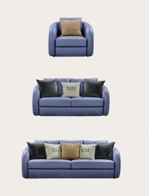 Luksusowy zestaw mebli do salonu sofowa skórzana sofa rozkładana podkładka komplet design