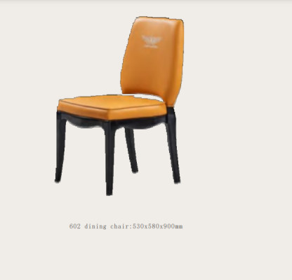 Luksusowa designerska jadalnia z Okrągły Stół obiadowy & 6 x Lehn Krzesła Metal