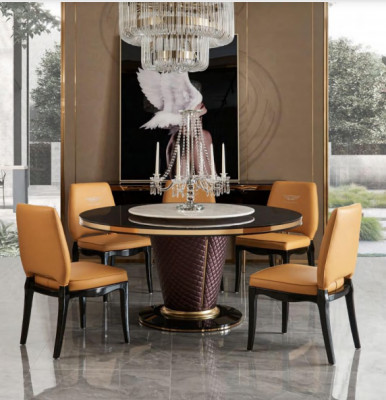 Projektant Krzesło Luksusowa Podkładka Fotel Krzesła 1x Fotel Living Dining Pokój