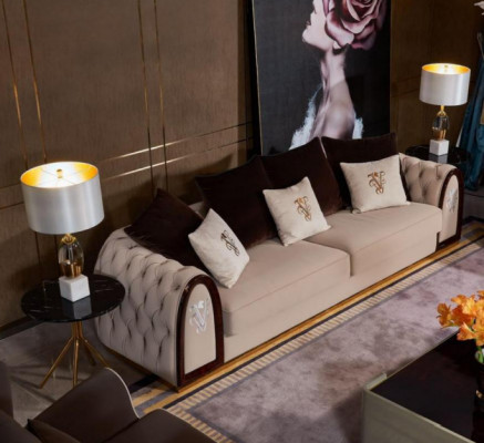 Kompletny Zestaw Zestaw sofowy 431 Siedziba Podkładka Kanapy Noble Luxury Living Room Meble