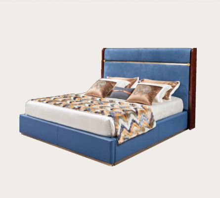 Design Łóżko 2x Stolik nocny 3 szt. Sypialnia kompletu luksusowego, kompletna Ustaw