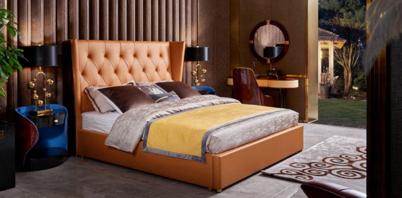 Łóżko Podkładka Design Luxury Double Hotel Łóżko Luxury Hotel 180x200