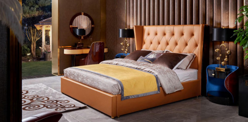 Łóżko Podkładka Design Luxury Double Hotel Łóżko Luxury Hotel 180x200