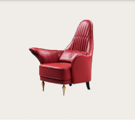Fotel Design Sofa Sofa Relaks Lounge Skóra Luksusowa Podkładka TV Club