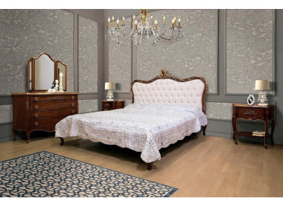 Sypialnia Design Classic Luxury Meble Modern Łóżko 2x Stolik nocny Zestaw 4 szt