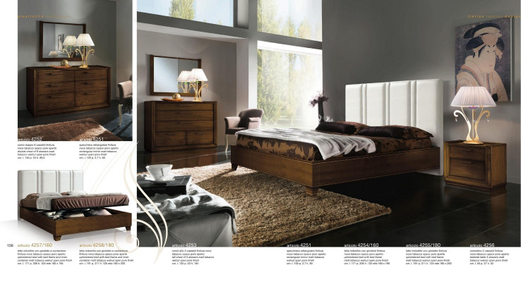 Sypialnia Łóżko Stolik nocny łóżka podwójne Nowoczesna rama łóżka zestaw 3 łóżek.