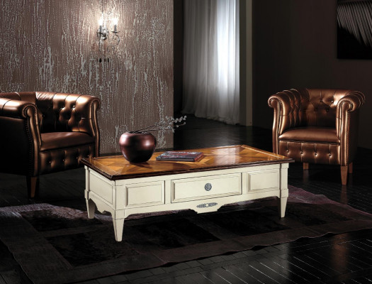 Stoliki do herbaty Stoły luksusowe Drewno stoły Konsole Design Italian Meble Vaccari