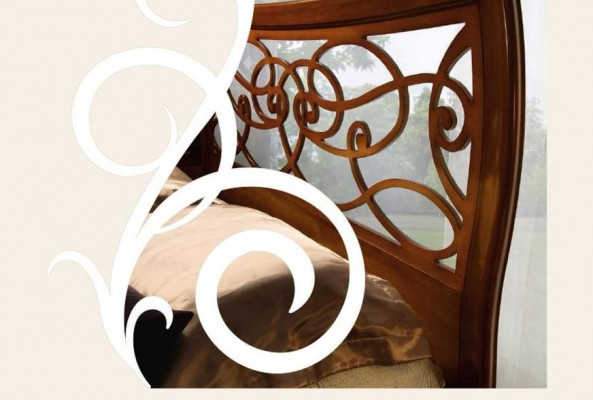 Łóżko Luxury Sypialnia Podwójne łóżko Drewno Podkładka łóżka Double Bed Frame Modern