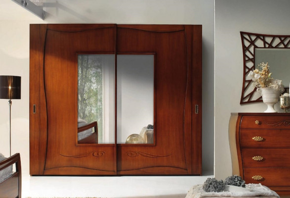 Szafa Szafki Sukienki Szafa Luksusowe Drzwi Przesuwne Design Drewno Modern
