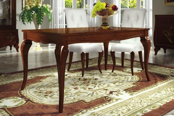 Jadalnia Stół obiadowy Rozkładany Tabela Drewno stoły Modern Design jadalnia Luxury Meble