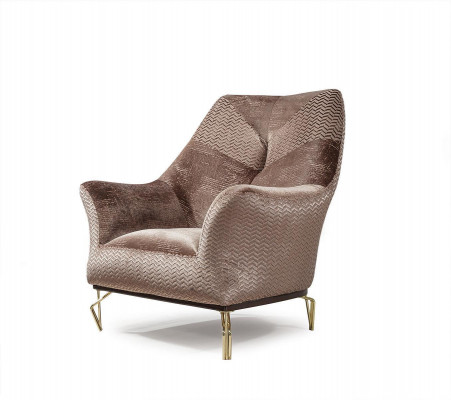 Fotel Design Salon Podkładka Drewno Podkładka Nowoczesny Luksus Brązowy Nowość