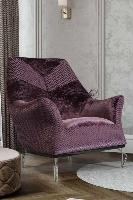 Fotel Design Salon Podkładka Drewno Podkładka Nowoczesny Luksus Brązowy Nowość