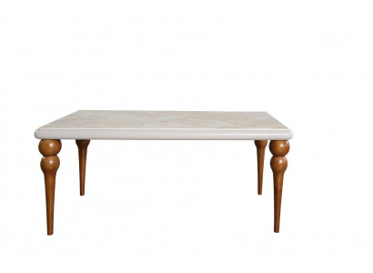 Marmur Optik Stół obiadowy jadalnia stoły Meble kuchenne stoły do ​​jadalni stoły 180x94cm