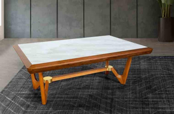 Salon Drewno stoły Side Luxury Style Tabela Nowy stolik kawowy Stolik