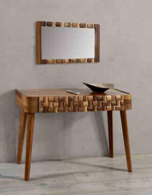 Stół konsolowy Komody Meble Style konsola Make-up Tabela Italian Style Brown