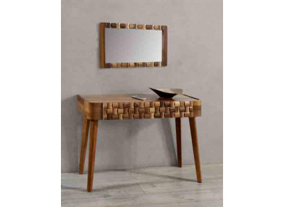 Stół konsolowy Komody Meble Style konsola Make-up Tabela Italian Style Brown