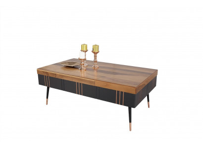 Stolik kawowy stolik kawowy Tabela salon stoły Stolik Drewno sofa 120x68cm