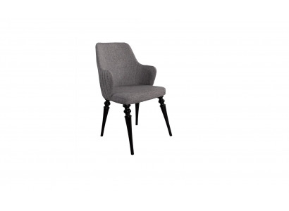 Salon jadalnia Krzesło Drewno Fotel Meble Fotel Krzesło Luxury Meble Szary