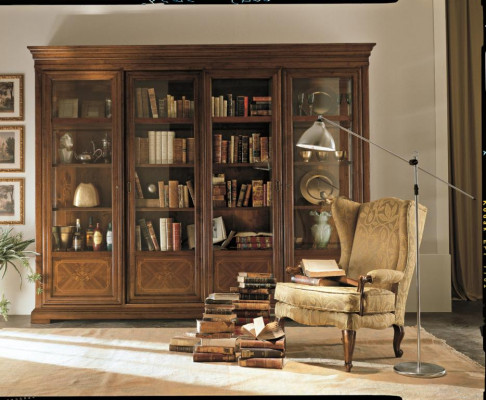 Biuro Półka Szafa Szuflady Szafka Biurowa Szklane Drzwi Meble Design Solidny Drewno