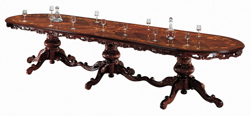 jadalnia stoły Tabela Design Drewno Meble Stół obiadowy Royal Solidne drewno Meble
