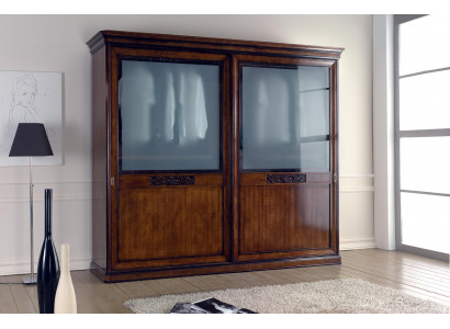 Sypialnia Szafa z Drzwiami Przesuwnymi Szafa Lustro Sukienki Szafki Luxury Meble Nowość