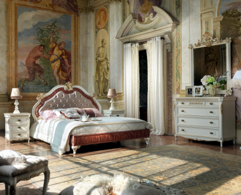 Łóżko Podkładka Chesterfield Podwójne łóżko 180x200cm Drewno Hotel łóżko Sypialnia