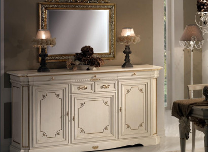 Design Kredens Meble Kredens Klasyczny Salon Drewno Szafa Luksusowe Włochy