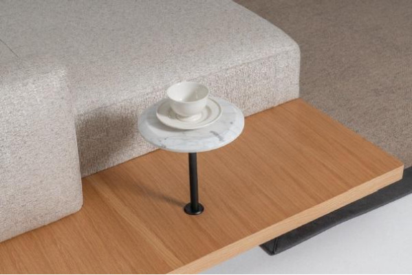 Żywy krajobraz Zestaw narożny L-form Couch Podkładka Materiał Narożnikowa kanapa