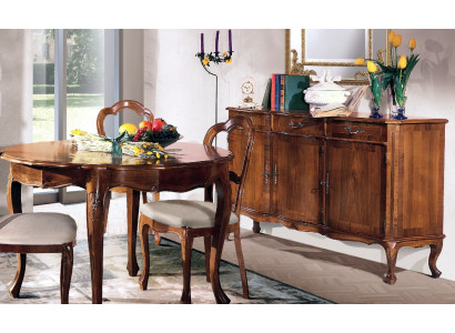 Szafa Wohn Pokój Półka Luxury Drewno Design Kredens Kredens Side Brown Meble