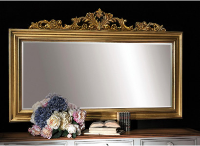 Klasyczny Designer Oryginalne Drewno Rama XXL Lustro 184x117 Lustro - Model BV